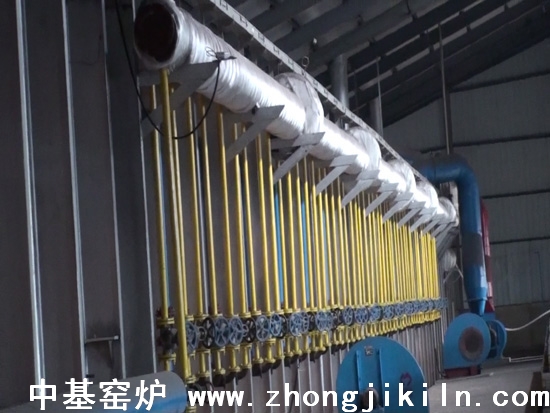 本溪中興鐵廠105米高爐煤氣隧道窯煤氣管道系統(tǒng)一角