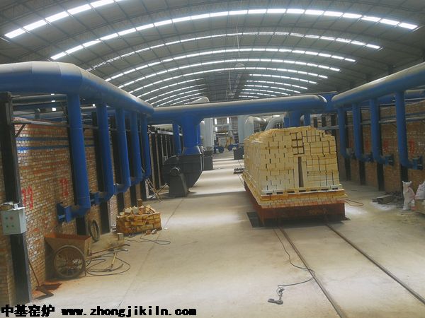 洛陽(yáng)市北斗祥雨兩條全自動(dòng)智能控溫硅磚隧道窯工程
