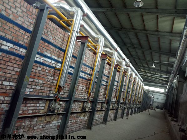 洛耐菲爾耐火材料有限公司168m雙燃料硅磚隧道窯工程